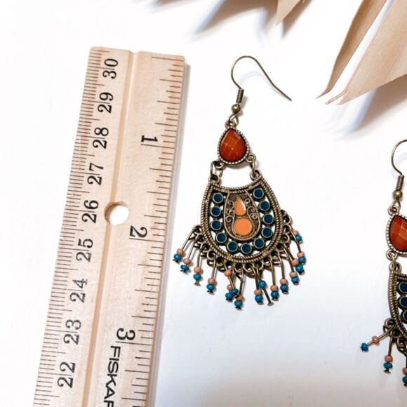 Gypsy style earrings #538  - Picture 6 of 7